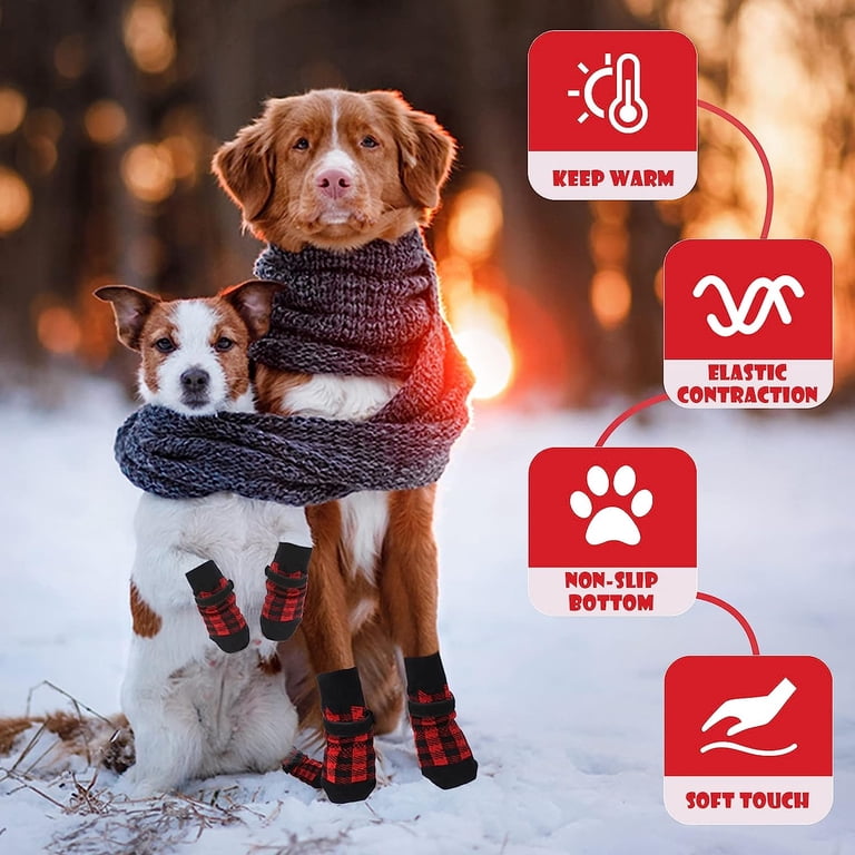 Dog Socks for Hardwood Floors to Prevent Licking,Dog Boots Paw