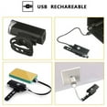 thumbnail image 3 of USB Bicycle Light Set,Bike Lights for Night Riding,Front Light&Rear Tail Light&USB Charging Cable Bike Accessories Black (2 pcs), 3 of 8