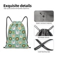 thumbnail image 6 of Kdxio Chicken Laying Eggs Print Drawstring Backpack Bag,Waterproof Draw String Back Sack, Gym Drawstring Bags Swim Bag For Unisex, 6 of 9