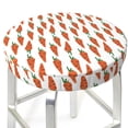 thumbnail image 3 of Disketp Carrot Funda Redonda para Taburete, Funda de Cojín para Silla de Bar Suave y Elástica-14 inch, 3 of 7