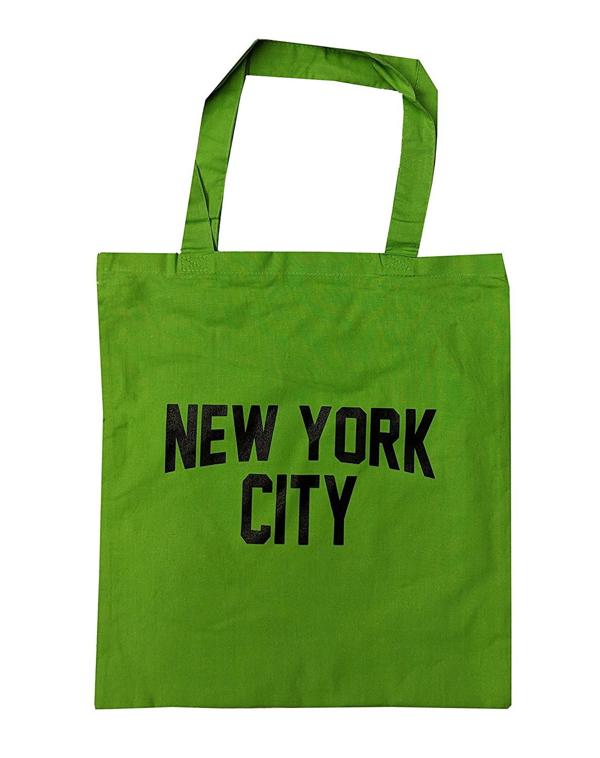 NYC Tote Bag New York City 100 Cotton Canvas Screenprinted (Lime