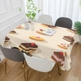 thumbnail image 2 of Yayeee Tablecloths 60" x 120" Rectangle Wrinkle Resistant Party Table Cover, Red Cakes, 2 of 8