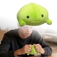 thumbnail image 1 of Figura de peluche de rana verde de terciopelo, suave y mimosita, para niños, coleccionistas, decoración del hogar, regalo de cumpleaños o fiestas, original, 1 of 7