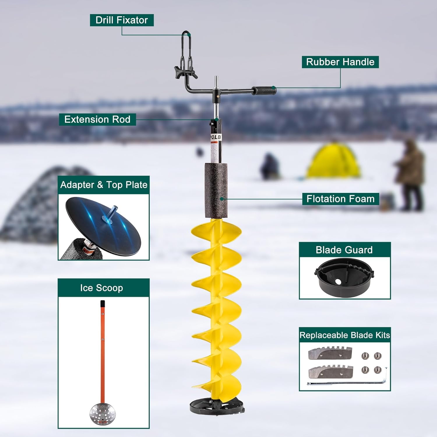 When it’s practical to use an ice fishing auger for dirt