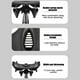 thumbnail image 5 of Cojín de asiento de bicicleta extra ancho y grueso | Sillín extragrande y cómodo con esponja de alta elasticidad y doble amortiguación | Ajuste universal para bicicletas de carretera y montaña, 5 of 9