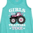 thumbnail image 2 of Case IH - Girls Like Tractors Too - Toddler Girls A-line Dress, 2 of 5