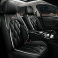 thumbnail image 1 of Maidao Car Seat Covers Leather Set for Genesis for G80 2016-2020 5 Seats Compatible Airbag Waterproof Front Rear Cushion Protector with Pillow and Headrest Gray, 1 of 8