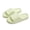 Light Green, variant on Cloud Slides for Women and Men, Hollow-out Drainage Holes, Soft EVA Non- Cushion House Slides, Bathroom Shower Shoes