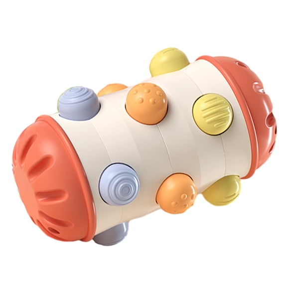 Pelota sensorial con relieve, juguete de actividades Montessori para niños y bebés. 12 uñas rojas