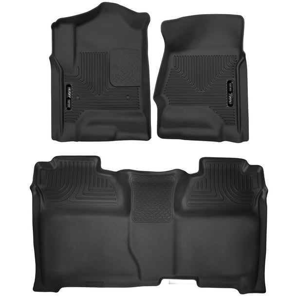 Husky Liners Fits 201418 Chevrolet/GMC Silverado/Sierra 1500 Crew Cab, 201519 Chevrolet/GMC