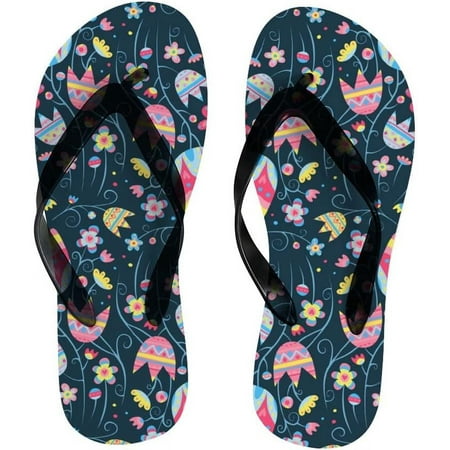 

GZHJMY Flip Flops Cute Vintage Ocean Sea Jellyfish Floral Flowers Thong Slip On Slippers Beach Summer Sandals for Women Men Boy Girl Kid Shoes