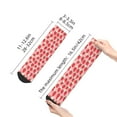thumbnail image 4 of Pofeuu Strawberry And Flowers Print 30cm Socks, Adult Running Hiking Socks for Youth and Adult, 4 of 7
