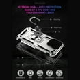 thumbnail image 4 of iPhone 14 Pro Case,TECH CIRCLE 360°Rotatable Ring Holder Kickstand Heavy Duty Military Shockproof Protective Magnetic Car Mount Rugged Case for Apple iPhone 14 Pro 6.1 inch 2022,Silver, 4 of 8