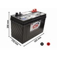 thumbnail image 2 of Lth L-29Dc-210 12V 115 A Bci Uso Automotriz, 2 of 5