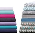 thumbnail image 6 of Comfort Classics Cotton Jersey Knit 3 Piece Blue Sheet Set, Twin, 6 of 6