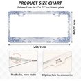 thumbnail image 3 of GZHJMY Blue Embroider License Plate Frames Set of 2, Universal Aluminum License Plate Holders 2 Holes Car Tag Frames Automotive Exterior Accessories with Screw Caps Decorative, 3 of 7