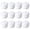 white, variant on 12 Pcs White Paper Pom Poms Decorations 15cm - Tissue Paper Flower Balls for Wedding Parties, Bridal Showers, Birthday Parties, Baby Showers & Holiday Backdrop Decor