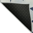 thumbnail image 3 of Addison Rugs Chantille Indoor/Outdoor Transitional Circles Navy Washable Runner Rug, 2'3" x 7'6", 3 of 6