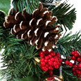 thumbnail image 2 of Kurt S. Adler H4116 Couronne LED Houx & Pomme de Pin 18 Po. à Piles, 2 of 4
