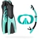 thumbnail image 1 of Set de snorkel Cressi Explorer Verde Aqua L/XL, 1 of 5