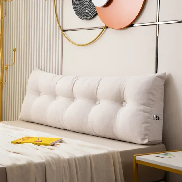 Home Textiles Washable Removable Triangle Filling Cushion Headboard Bedroom Sofa Bed Back Support Pillow Tatami Lumbar Backrest