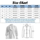 thumbnail image 5 of Camisas Para Hombre XXL Camisa de corte vintage gótica para hombre, cuello con cordón, dobladillo, manga larga, camisa de manga abullonada (White, L), 5 of 6