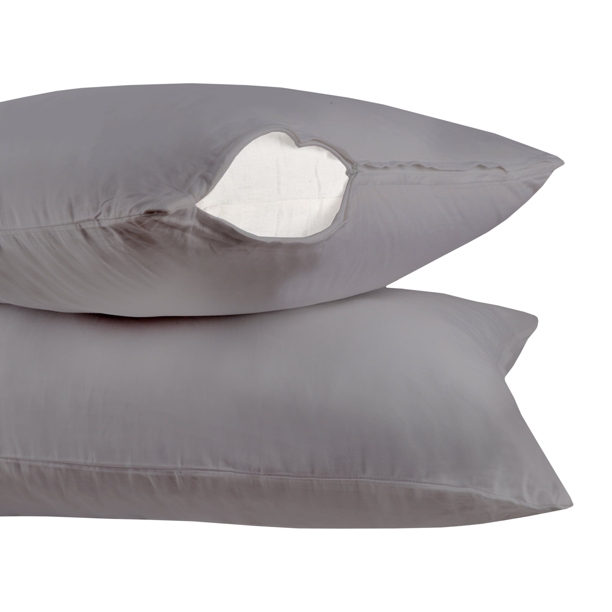 A1 Home Collections Organic Cotton Pillowcase Pair, 300TC GOTS Certified Super Soft & Breathable Pillow covers