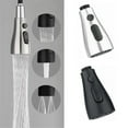 thumbnail image 5 of Gerich Pull Out Spray Shower Head Setting Kitchen Spare Replacement Tap Sprayer 3 Modes, Dish Rinser Head Extendable Tap Faucet Sprayer Head (Brushed) 1 Pcs, 5 of 5