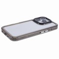 thumbnail image 4 of For iPhone 16 Pro Max Clear Phone Case PC+TPU Hybrid Back Cover - Transparent Purple, 4 of 5