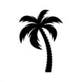 thumbnail image 2 of Single Black Palm Tree Wall Decal Wallmonkeys Peel and Stick Graphic (12 in H x 12 in W) WM502542, 2 of 4