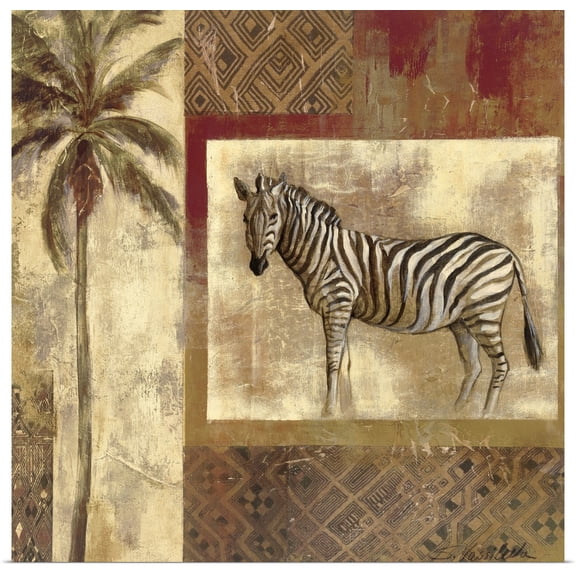 Great BIG Canvas | Rolled Silvia Vassileva Poster Print entitled Safari Sketches II