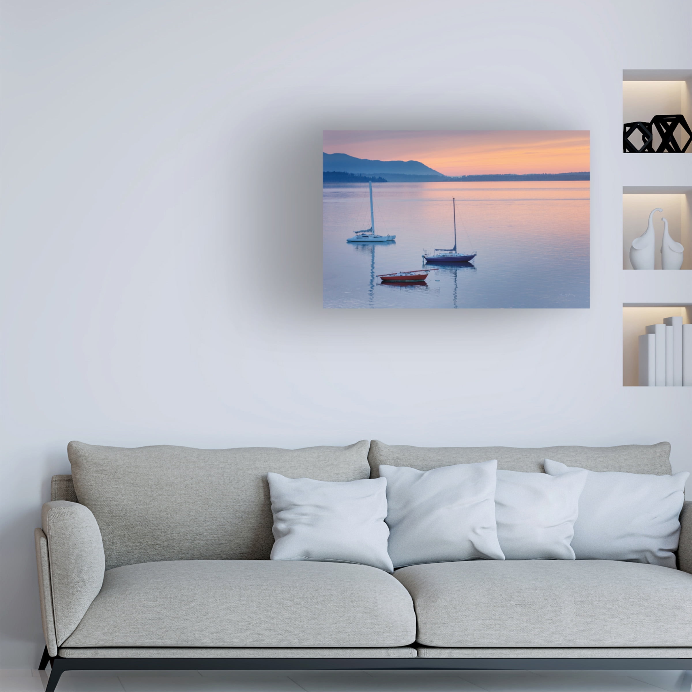 Trademark Fine Art 'Bellingham Bay' Canvas Art by Alan Majchrowicz