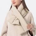 thumbnail image 3 of HNMKIU Scarf Spotlight Winter Solid Neck Windproof Warm Accessories for Men and Women Beige,One Size, 3 of 5