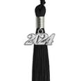 thumbnail image 2 of Endea Graduation Black Graduation Tassel with Silver Date Drop, 2 of 2