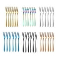 thumbnail image 3 of Bgsha Ensemble de 6 Fourchettes en Acier Inoxydable pour Desserts, 3 of 10