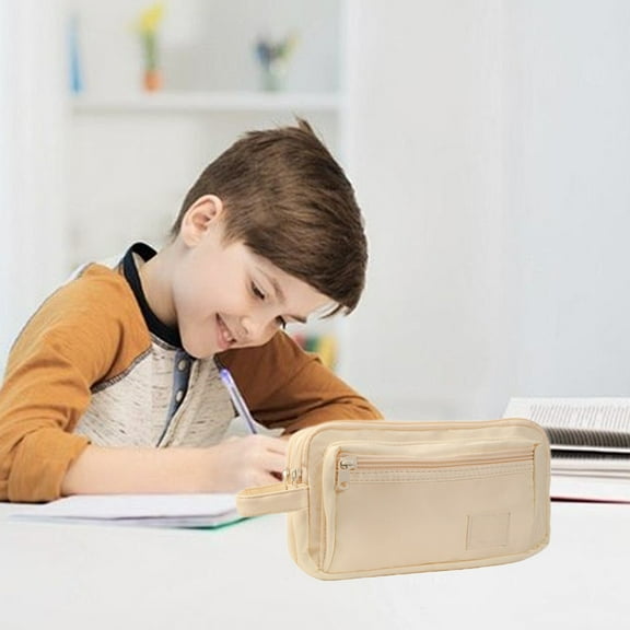 Large Pencil Case, Pencil Pouch Pencil Box, Pencil Bags with Zipper, Pen Cases for Adults, Office Supplies