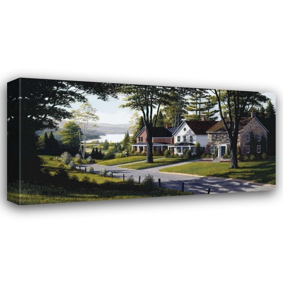 Bill Saunders 24x14 Gallery Wrapped Canvas Wall Art Titled - Cul-de-sac