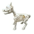 thumbnail image 4 of Gaecuw Cow Skeleton Halloween Decoration Cow Skeleton Decorative Prop Halloween Groundbreaking Cow Skeleton Decorative Prop Clearance for Yard Garden Home Party(White, Plastic), 4 of 7