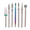 thumbnail image 1 of Juego de Brocas para uñas NikouMX de acero de tungsteno 7 piezas, 1 of 8