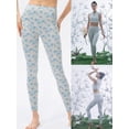 thumbnail image 2 of Pantalones de mujer Las polainas deportivas de las mujeres imprimieron la ropa deportiva apretada pa CACAGOO Pantalones de mujer, 2 of 7