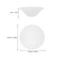 thumbnail image 2 of PartyKindom Transparent Plastic Sprinkler Guards Splash Protection for Sprayers 6Pcs, 2 of 8