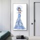 thumbnail image 1 of Cuadros Decorativos Diamond Painting Full Round Drill Handicraft (X225 Light Blue Dress Lady) Ehuebsd embutido en tela, 1 of 1