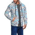 thumbnail image 3 of Zip Up Hoodies for Men - Baby Elephant Long Sleeve Comfrt Men'S Fashion Hoodies & Sweatshirts, Jackets for Men Hoodies Pullover Clothing Clothes with Pouch, 3 of 5