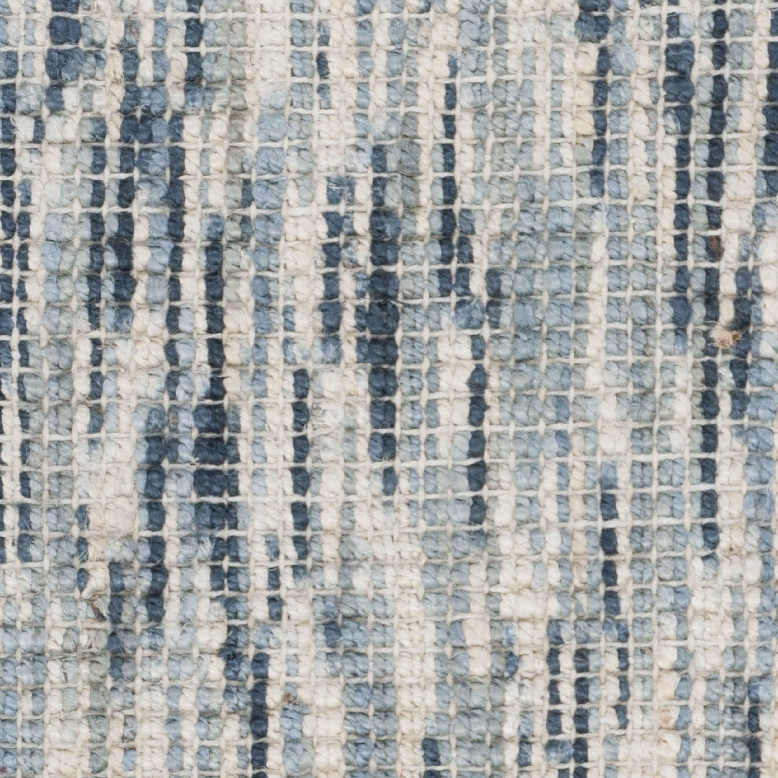 SAFAVIEH Natural Fiber Michayla Abstract Jute Area Rug, Blue/Ivory, 3' x 5'