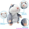 thumbnail image 4 of Talking Hamster Toy M-jump Plush Buddy Mouse para niños, color gris, 4 of 6