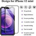 thumbnail image 6 of for iPhone 12 Mini Case Wallet Cover with Screen Protector 4-Card Credit Card Holder ID Slot Scratch Resistant Protective Hard Shell Rugged TPU Bumper Armor Case for iPhone 12 Mini GreyPurple, 6 of 14