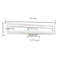 thumbnail image 3 of White Bathroom Vanity Light Modern Wall Sconce, 3 of 5