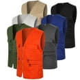 thumbnail image 1 of Gilet Utilitaire Multi-Poches Cargo pour Hommes Camping Pêche Randonnée Gilet Gilet Haut, 1 of 3