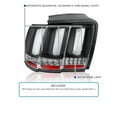 thumbnail image 5 of Spec-D Tuning Black Sequential LED Bar Tail Lights Compatible with 1999-2004 Ford Mustang, Left + Right Pair Assembly, 5 of 8