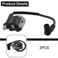 thumbnail image 3 of Ignition Coil 2-Pack for X300 X304 X305 X310 X320 X324 X350R X354 Lawn Tractors, Compatible with UC11197 MIU14476 MIU12431 MIA12217, 3 of 6